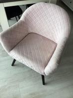 Roze fauteuil kwantum, Huis en Inrichting, Fauteuils, Ophalen, Gebruikt, Minder dan 75 cm, 75 tot 100 cm