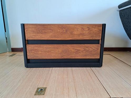 vintage retro, gerenoveerde tv-standaard, nachtkastje met la, Huis en Inrichting, Kasten | Ladekasten, Zo goed als nieuw, Minder dan 100 cm