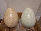 Groot ei 2 Grote eieren 22 cm hoog ( Pasen( struisvogel ei ?, Diversen, Pasen, Ophalen of Verzenden, Zo goed als nieuw