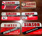 6 Oude Simson Rijwiel reparatiedoosje - Vintage, Fietsen en Brommers, Fietsonderdelen, Ophalen of Verzenden, Gebruikt, Algemeen