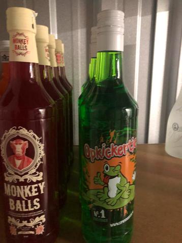 Partij drank (70 CL flessen)  beschikbaar voor biedingen