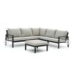 Manifesto Alzano hoek-loungeset (inclusief tafel), Ophalen, 5 zitplaatsen, Aluminium, Zo goed als nieuw