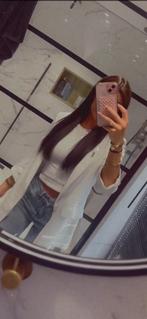 Extensions weave 45/50 cm bruin, Ophalen of Verzenden, Pruik of Haarverlenging