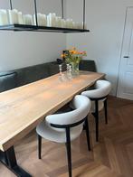 Calligaris Oleandro eetkamer stoelen Japandi stijl, Ophalen, Zwart, Zo goed als nieuw, Stof