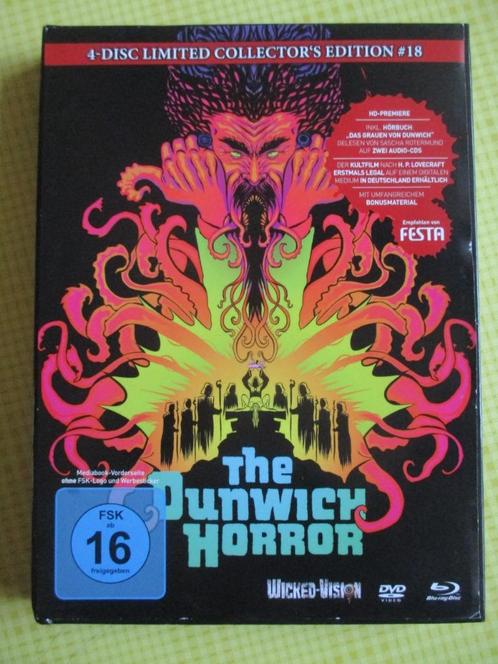 The Dunwich Horror - DVD/Blu-Ray/2 CD's - Limited Edition, Cd's en Dvd's, Blu-ray, Zo goed als nieuw, Horror, Ophalen of Verzenden