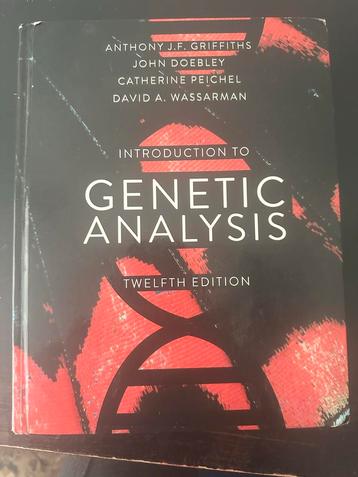Genetische Analyse - 12e Editie beschikbaar voor biedingen