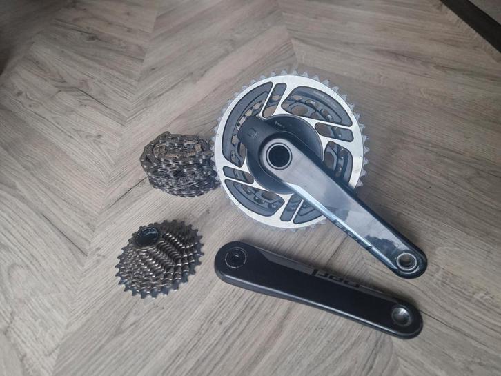 SRAM AXS Red Quark vermogensmeter en aandrijving, Fietsen en Brommers, Fietsonderdelen, Zo goed als nieuw, Racefiets, Derailleur of Ketting