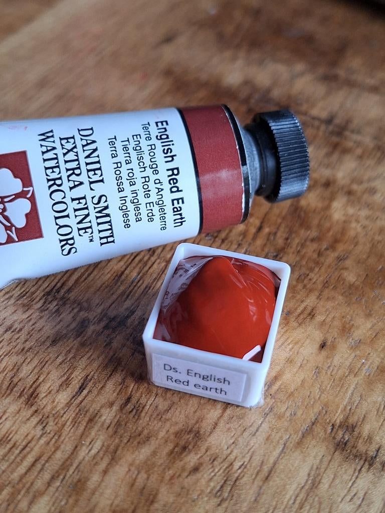 Daniel Smith Aquarel - ½ napje English Red Earth, Ophalen of Verzenden