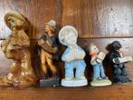 Vintage Accordeon Beeldjes Set van 5 Keramiek Figuren Muziek, Ophalen of Verzenden