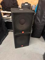 JBL JRX 100 set incl versterkers en kabels, JBL, Ophalen of Verzenden, Zo goed als nieuw, 120 watt of meer