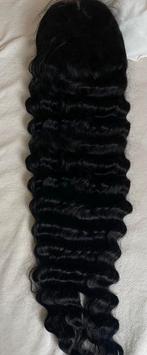 Lose diep golf 13x4/ 13x6 HD lace frontal  100% human hair, Nieuw, Pruik of Haarverlenging, Verzenden