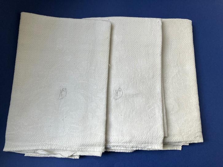 Oud linnengoed / servetten, Antiek en Kunst, Curiosa en Brocante, Ophalen of Verzenden