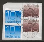 S- Ned. gest. 's-Gravenpolder en Roosendaal op paartjes, Ophalen of Verzenden, Na 1940, Gestempeld