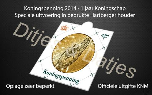 Koningspenning 2014 Special Edition Dag van de Munt KNM, Postzegels en Munten, Penningen en Medailles, Overige materialen, Ophalen of Verzenden