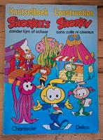 Knutselboek tv serie stripfiguren snorkels  jaren 80, Verzamelen, Ophalen of Verzenden, Nieuw