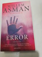 Willem Asman - Error, Boeken, Ophalen of Verzenden, Zo goed als nieuw, Willem Asman