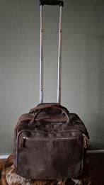 Leonhard Heyden zeer mooi trolley koffer piloten leer, 30 cm of meer, Bruin, Ophalen of Verzenden, Zo goed als nieuw