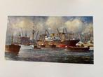 Schilderij Rotterdam - Print  - Kopie, Ophalen, Zo goed als nieuw, Kaart, Foto of Prent