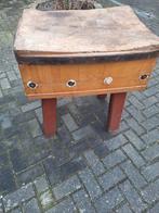 Oud slagers hakblok., Ophalen