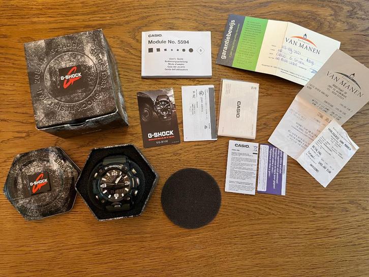 Topconditie: Casio G-SHOCK Mudmaster GG-B100-1A3ER, Sieraden, Tassen en Uiterlijk, Horloges | Heren, Zo goed als nieuw, Polshorloge