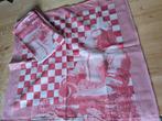 3 Theedoeken met Rood-Wit Ruit meisje met de parel, Huis en Inrichting, Keuken | Textiel, Ophalen, Nieuw, Rood, Theedoek of Handdoek
