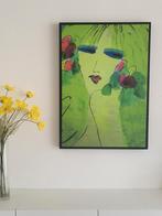 walasse ting   GROEN, Huis en Inrichting, Woonaccessoires | Schilderijen, Tekeningen en Foto's, Ophalen, 50 tot 75 cm, Print, 75 cm of meer