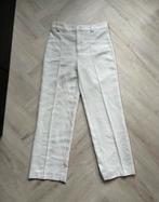 Zara broek pantalon met wijde pijpen crème wit maat m!, Zara, Lang, Maat 38/40 (M), Ophalen of Verzenden