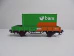 Bam Lage Bakwagon met 20ft. container van Marklin (11), Hobby en Vrije tijd, Modeltreinen | H0, Wisselstroom, Ophalen of Verzenden