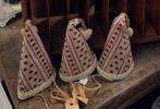 3 decoratie hoedjes, Ophalen of Verzenden, Gebruikt