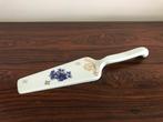 Mooie oude taartschep porselein wit blauw, Antiek en Kunst, Curiosa en Brocante, Ophalen of Verzenden