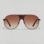 Partij bruine vintage look Distressed zonnebrillen 2042-BROW, Overige merken, NHP International, Zonnebril, Bruin