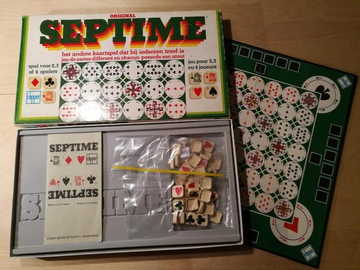 Septime - Clipper, Hobby en Vrije tijd, Gezelschapsspellen | Bordspellen, Gebruikt, Een of twee spelers, Drie of vier spelers