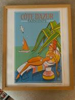 Côte d'Azur Poster in Lijst, Ophalen
