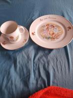 Bord , Kop en schotel voor 1e communnie, Ophalen of Verzenden