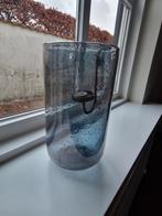 Stoer zwart windlicht met glashaak, Ophalen, Zwart, Glas, Minder dan 50 cm