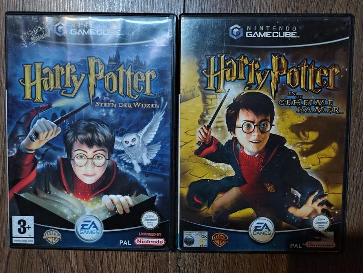 Harry potter 1+2 Nintendo gamecube, Spelcomputers en Games, Games | Nintendo GameCube, Gebruikt, Avontuur en Actie, 1 speler, Vanaf 3 jaar