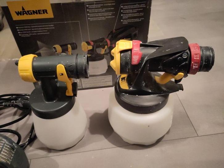 Verfspuitsysteem Wagner Flexio W575, Doe-het-zelf en Verbouw, Schildersmaterialen, Zo goed als nieuw, Verfspuit of Verfpomp, Ophalen of Verzenden