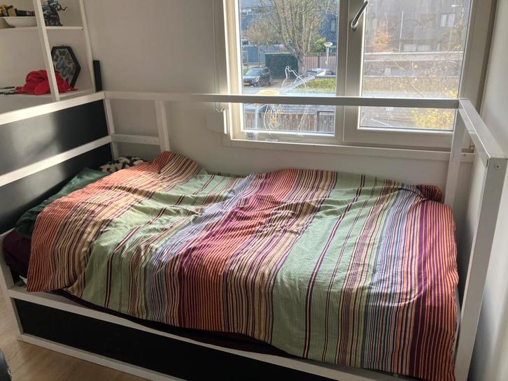 Gratis af te halen ikea keerbaar bed, Huis en Inrichting, Slaapkamer | Bedden, Zo goed als nieuw, Eenpersoons, 80 cm, 200 cm, Hout