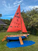 Zeilboot Mirror Dinghy, Watersport en Boten, Ophalen, Gebruikt, Spinnaker, Minder dan 15 m²
