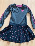 Mooie zwart/roze jurk maat 122/128, Kinderen en Baby's, Kinderkleding | Maat 122, Meisje, Love Station 22, Gebruikt, Ophalen of Verzenden