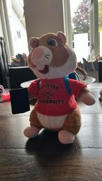 Hamster knuffel geslaagd universiteit, Kinderen en Baby's, Speelgoed | Knuffels en Pluche, Ophalen of Verzenden, Zo goed als nieuw