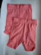 Twee koraalroze korte leggingst/broekjes, Ophalen of Verzenden, Nieuw, Kleding