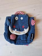 NIEUW blauw nijlpaard rugzakje / schooltasje Les Deglingos, Minder dan 30 cm, Nieuw, Ophalen of Verzenden, Minder dan 30 cm