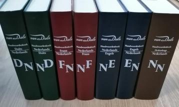 7 Van Dale handwoordenboeken NL, FR, DU, EN 