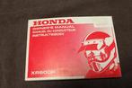 Honda XR600R 1990 motorfiets instructie boekje XR 600, Ophalen of Verzenden, Honda