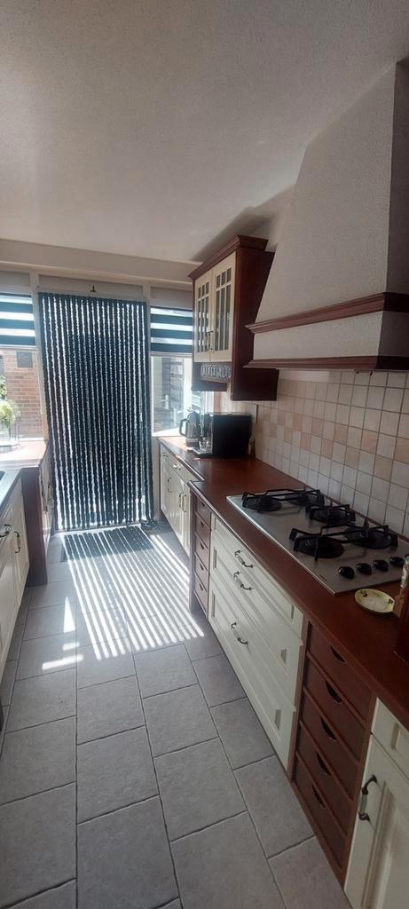 Nolte keuken met Siemens apparatuur, Huis en Inrichting, Keuken | Complete keukens, Gebruikt, Overige typen, Crème, Hout, Ophalen
