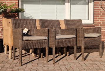 4 Seasons Outdoor (4SO) tuinstoelen 6 stuks nieuw beschikbaar voor biedingen