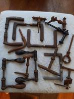 deurklinken partij, Doe-het-zelf en Verbouw, Hang- en Sluitwerk, Ophalen of Verzenden, Gebruikt, Koper of Messing, Klink of Kruk