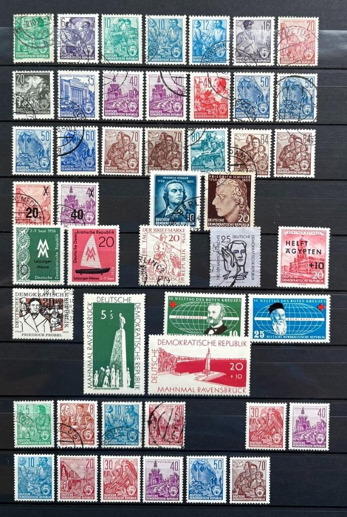 Grote selectie DDR vanaf 1953 -, Postzegels en Munten, Postzegels | Europa | Duitsland, DDR, Verzenden