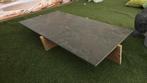 Salontafel van Suns natuursteen mat teak, Tuin en Terras, Tuintafels, Ophalen, Nieuw, Rechthoekig